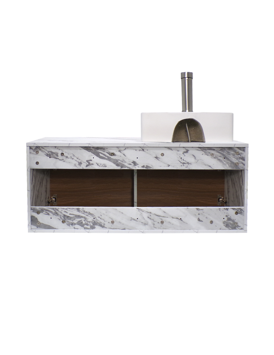 Gabinete Flotante Para Baño Con Lavamanos Y Llave OLIVIA