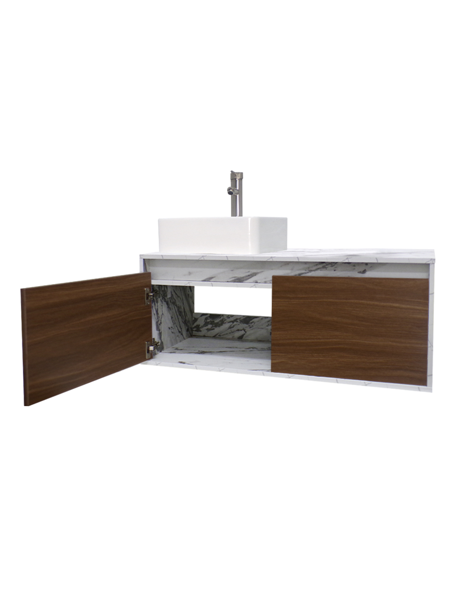 Gabinete Flotante Para Baño Con Lavamanos Y Llave OLIVIA