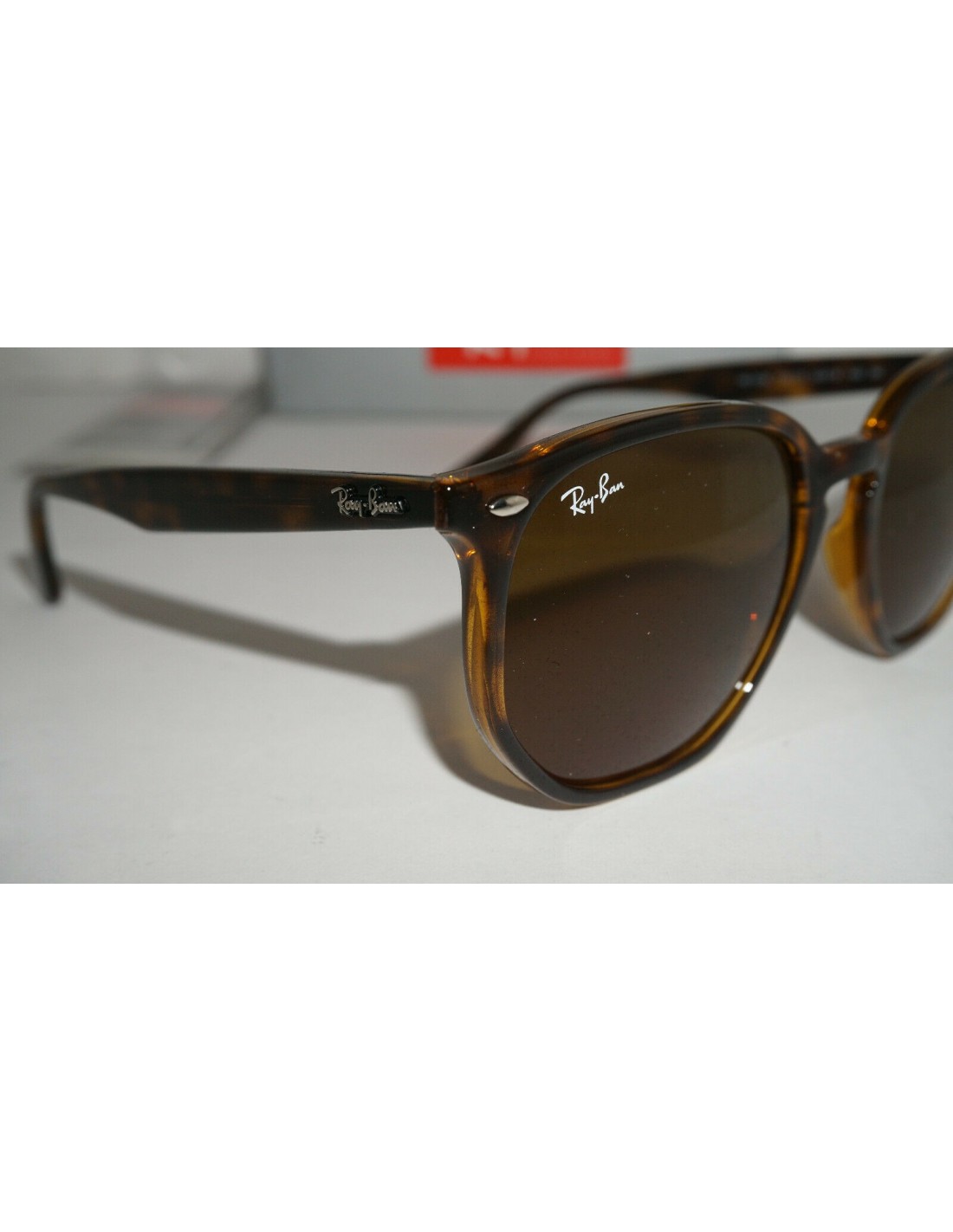 Lentes de sol Ray Ban Rb4306 710/73 New Hexagonal Acetato Carey B-15