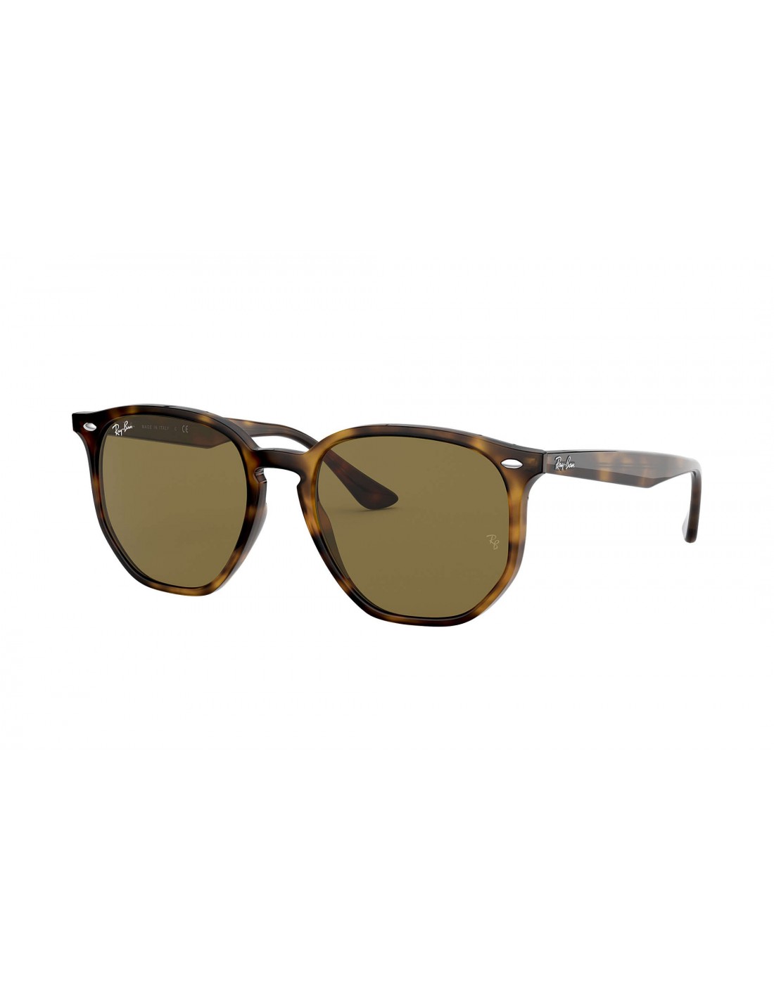Lentes de sol Ray Ban Rb4306 710/73 New Hexagonal Acetato Carey B-15