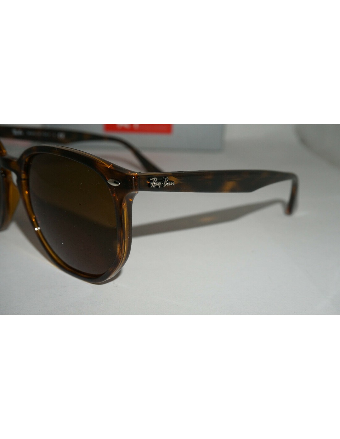 Lentes de sol Ray Ban Rb4306 710/73 New Hexagonal Acetato Carey B-15