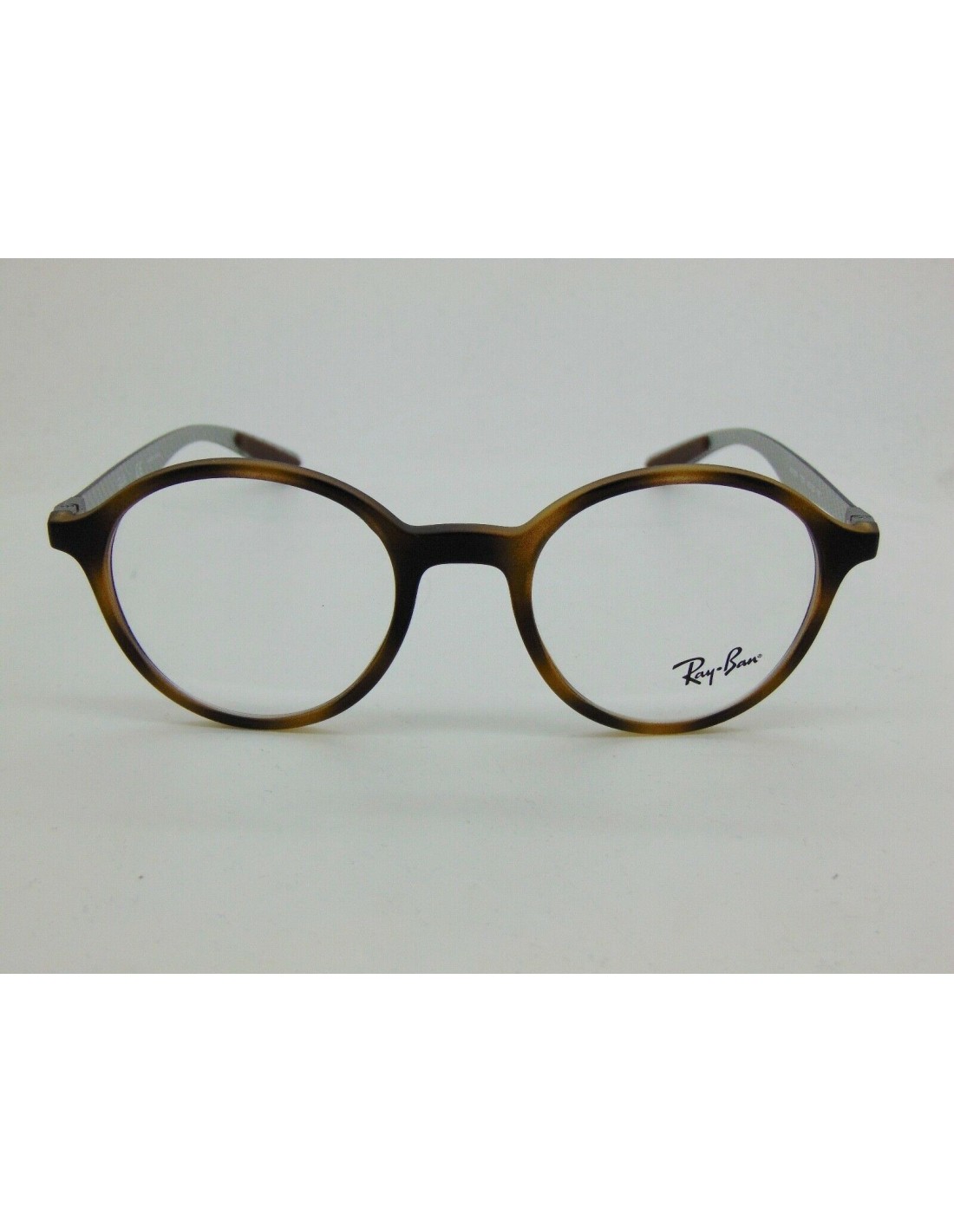 Lentes de sol Ray Ban Rb8904 5200 Round Metal Carey Gris Fibra de carbono