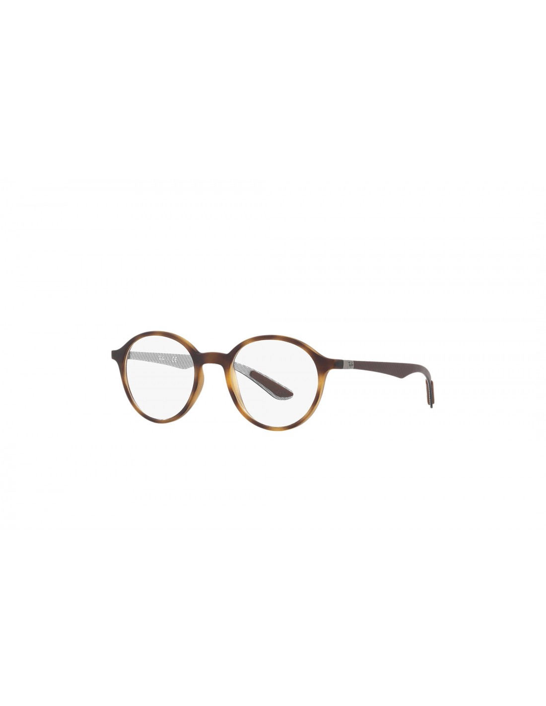 Lentes de sol Ray Ban Rb8904 5200 Round Metal Carey Gris Fibra de carbono