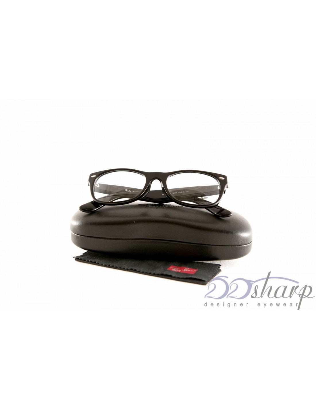 Lentes de sol Ray Ban Oftalmico Rb5184 2000 New Wayfarer Negro Brillante