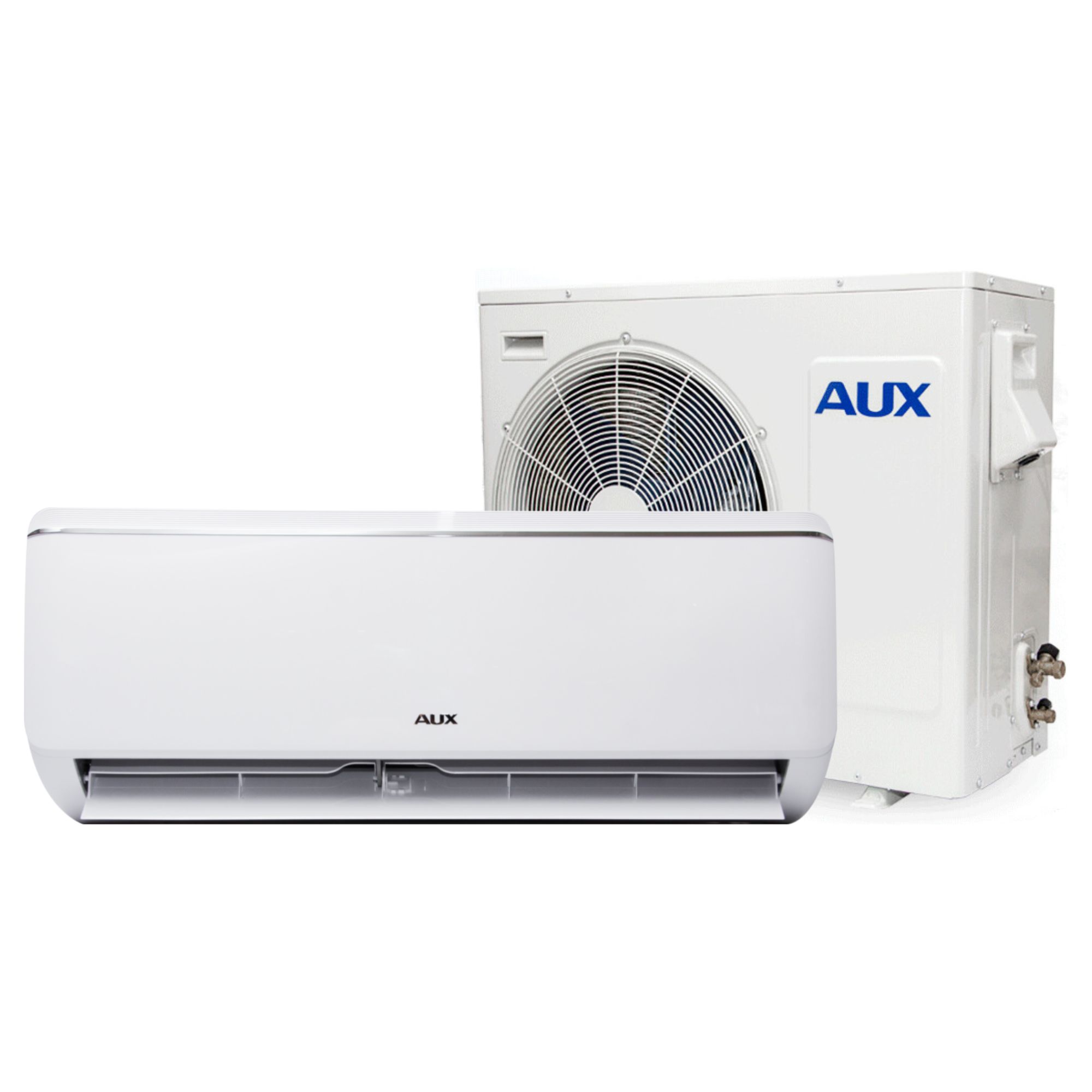 Minisplit Convencional AUX de 1 Tonelada, 12,000 BTU, Frío y Calor, 220V, Wi-Fi, Blanco.