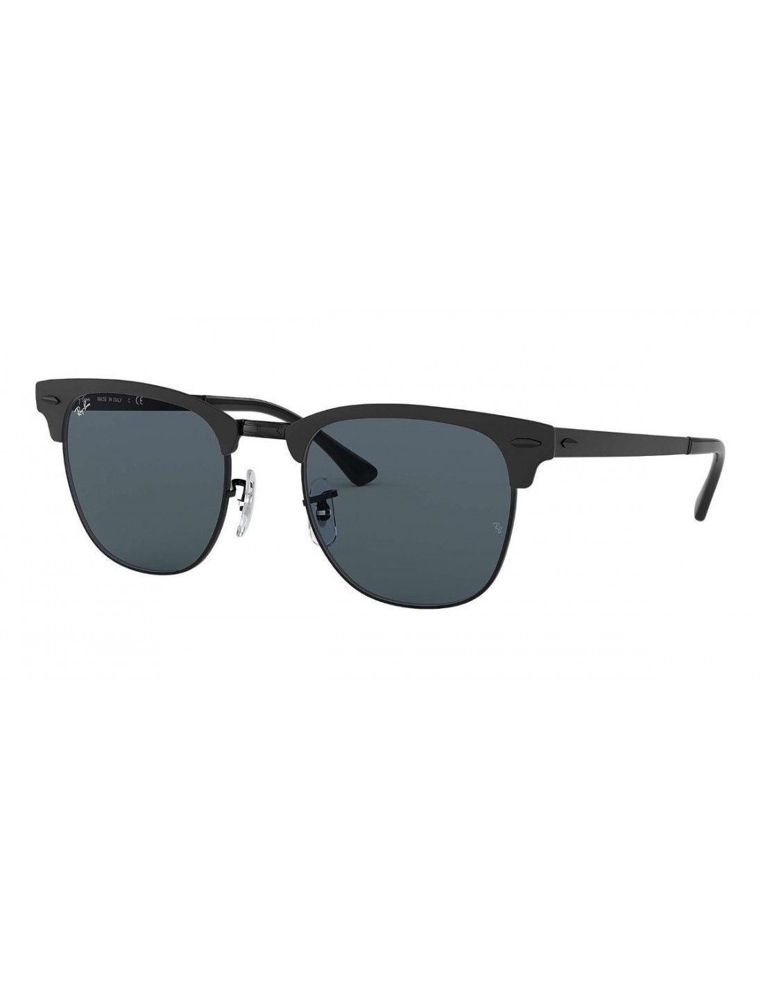 Lentes de sol Ray Ban Rb3716 186/r5 Clubmaster Metal Negro Matte Gris