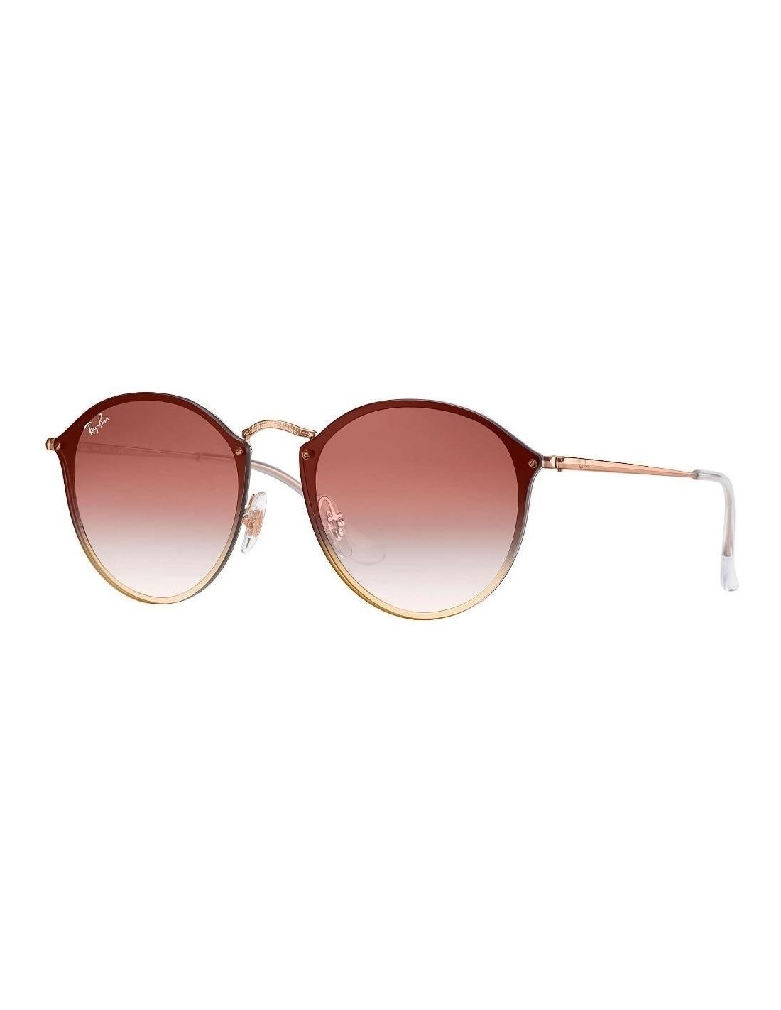 Lentes de sol Ray Ban Rb3574n 9035v0 Round Metal Blaze Rosa Degradado Icon