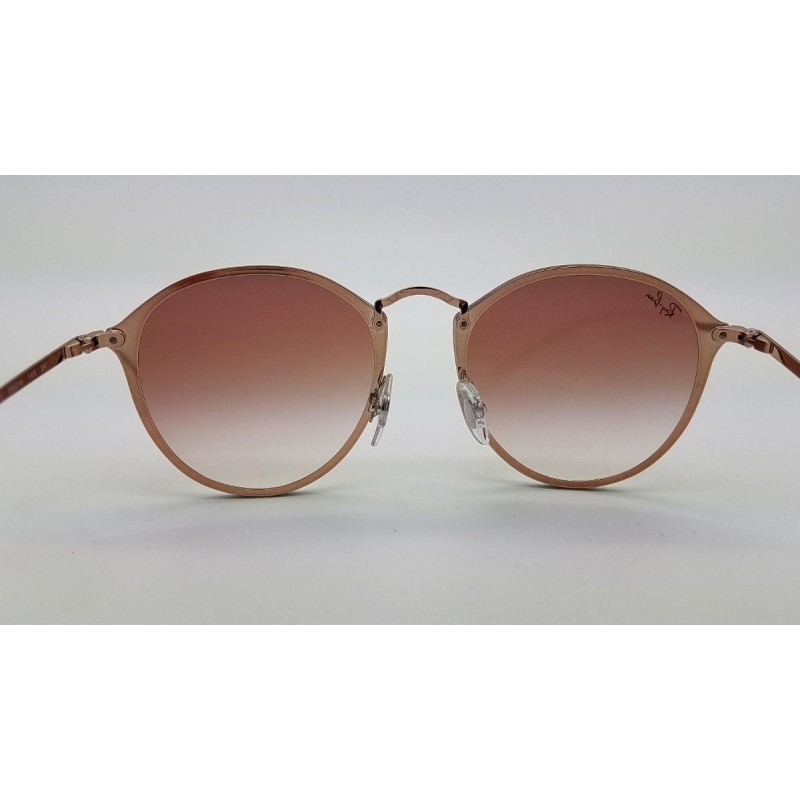 Lentes de sol Ray Ban Rb3574n 9035v0 Round Metal Blaze Rosa Degradado Icon