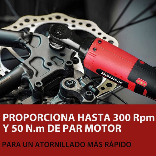 Llave De Impacto Inalámbrica Pistola Eléctrica 3/8 50 Nm 12v