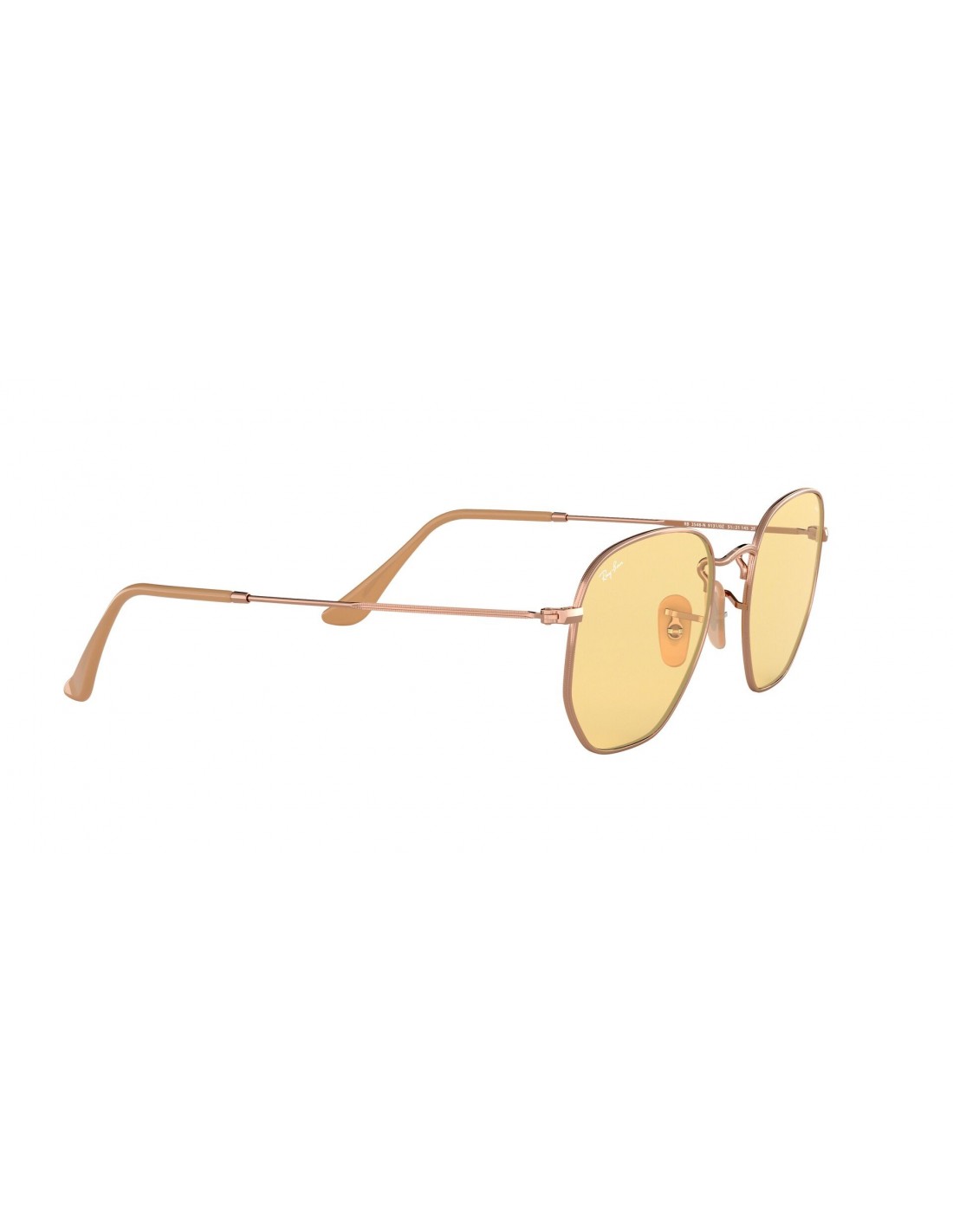Lentes de sol Ray Ban Rb3548N 9131/0Z Hexagonal Evolve Amarillo Fotocromatico