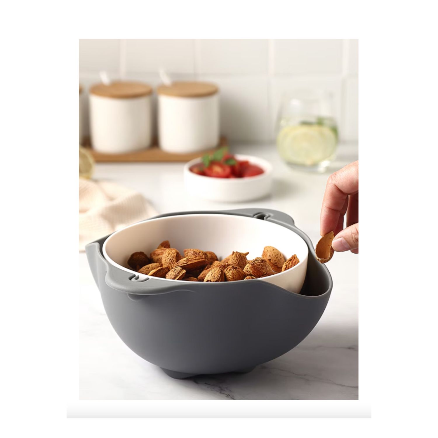 Bowl Colador Giratorio Para Pasta Plastico