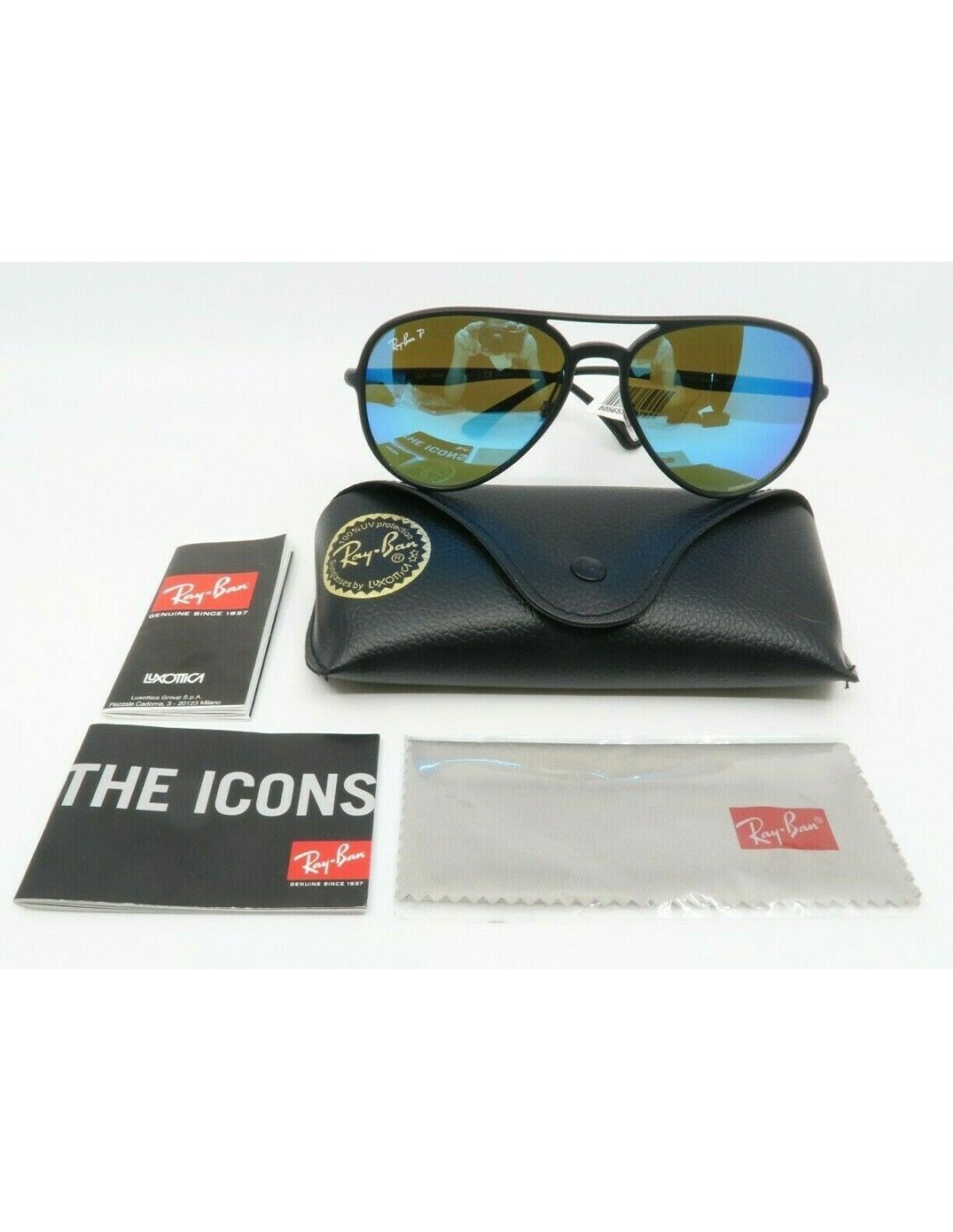 Lentes de sol Ray Ban Rb4320-CH 601-S/A1 Aviator Chromance Azul