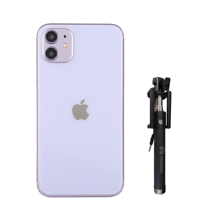 Apple iPhone 11 128GB Purpura (Reacondicionado A)+ Selfie stick