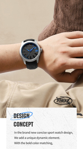 Reloj Naviforce Original Para Hombre, Reloj Casual De Cuero