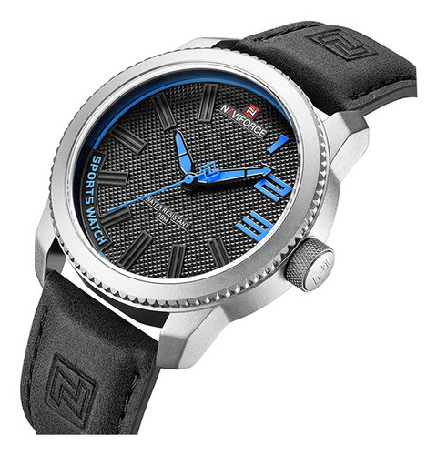 Reloj Naviforce Original Para Hombre, Reloj Casual De Cuero
