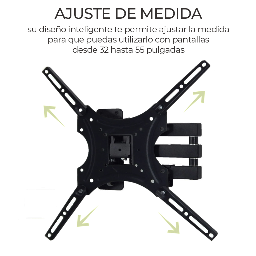 Soporte de pared articulado para TV pantalla monitor de 32" A 55"