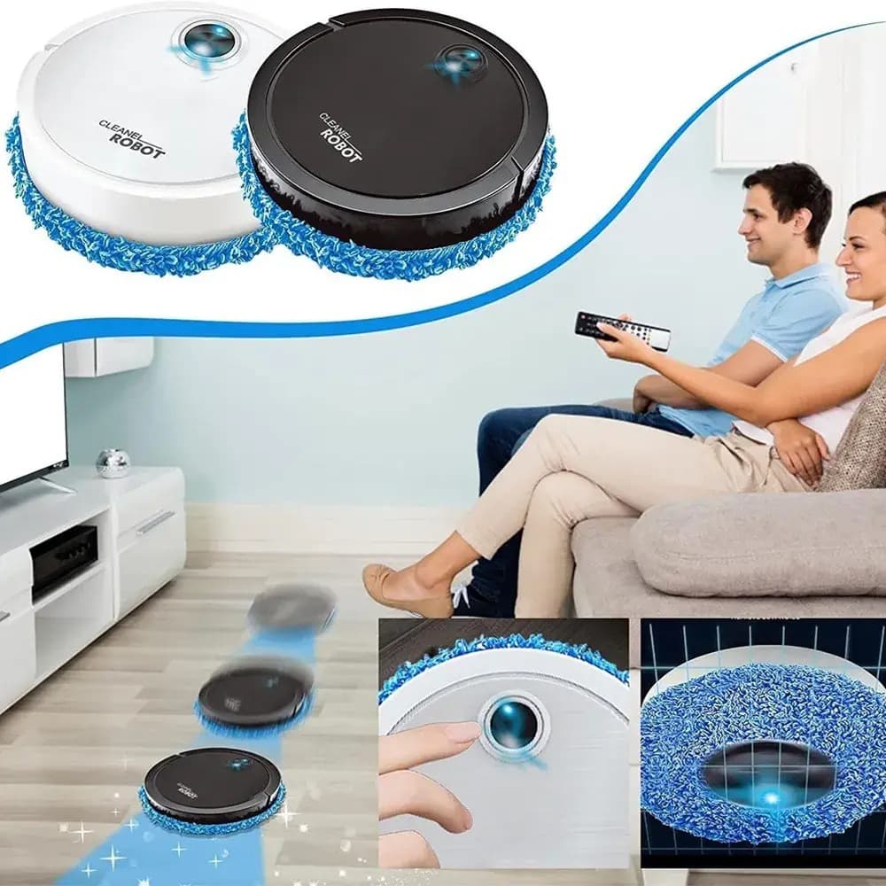 Robot Aspirador De Limpieza Inteligente Barredora Recargable