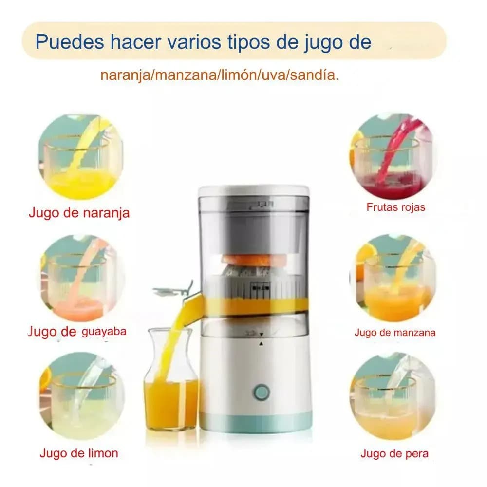 Exprimidor Electrico Recargable Para Extraer Jugo Citricos