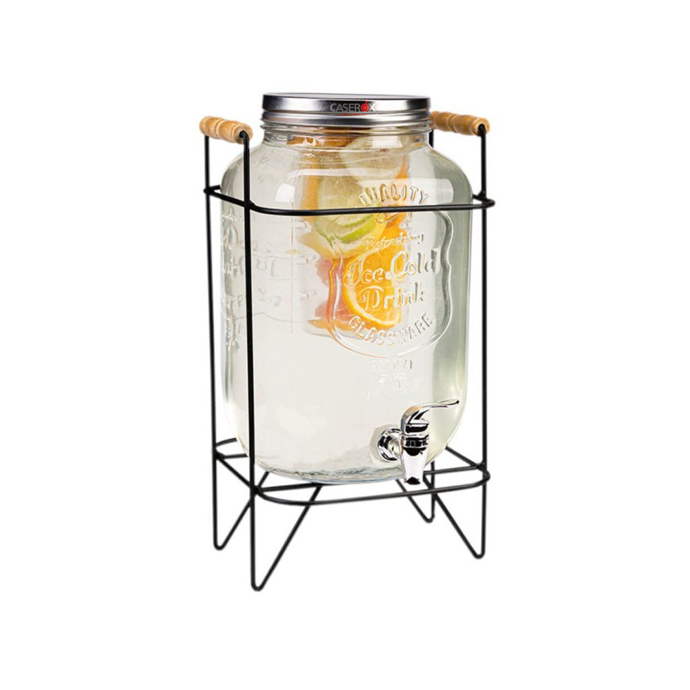 Dispensador Bebidas c/base 8L Mason Jar - CSX.