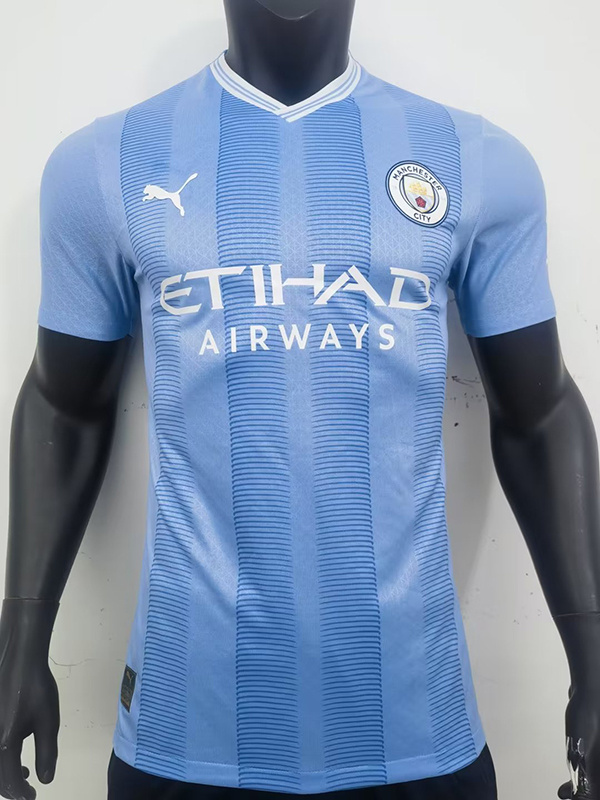 Nuevo! Jersey Manchester City 2024 Titular Azul Haaland 9 Talla S.