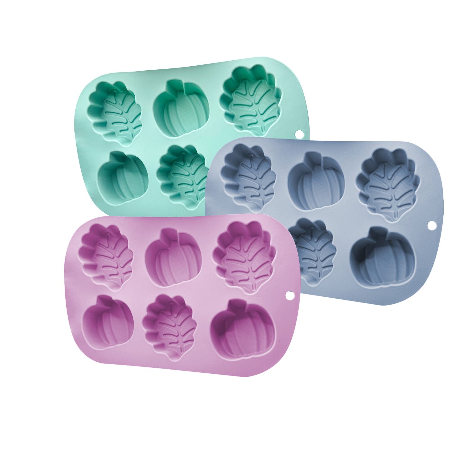 Molde Silicon 6 Espacios Para Hornear Resistente Al Calor
