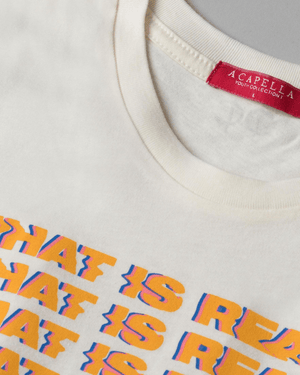 Playera Acapella "What The Real" par Niño