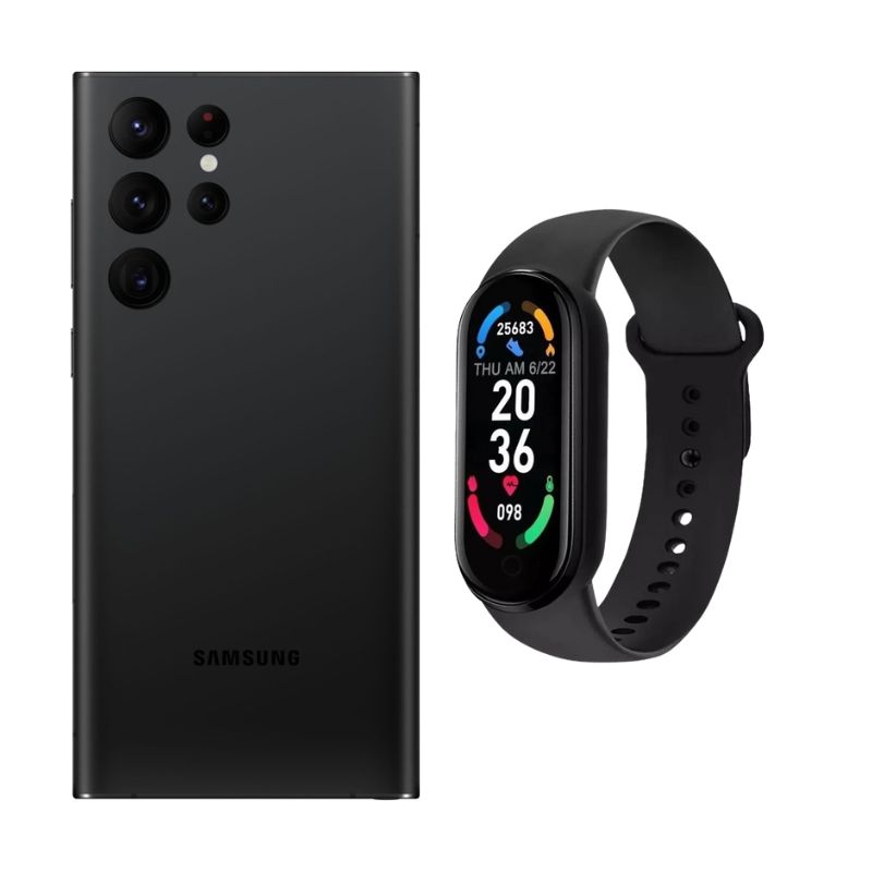 Galaxy S22 Ultra 512GB Negro Reacondicionado Grado A + Brasalete Genérico