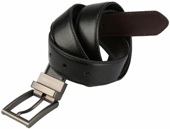 Steve Madden Cinturón de piel reversible para uso diario Cinturn para Hombre.