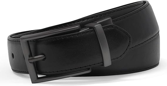 Steve Madden Cinturón de piel reversible para uso diario Cinturn para Hombre.