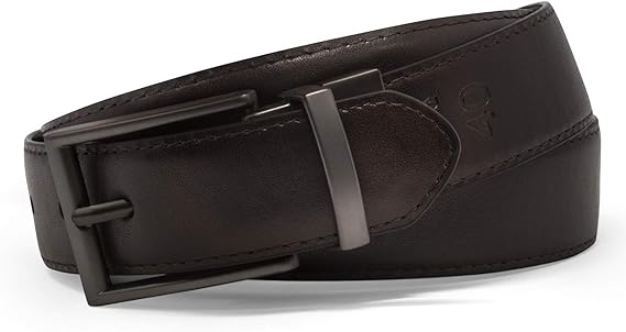 Steve Madden Cinturón de piel reversible para uso diario Cinturn para Hombre.