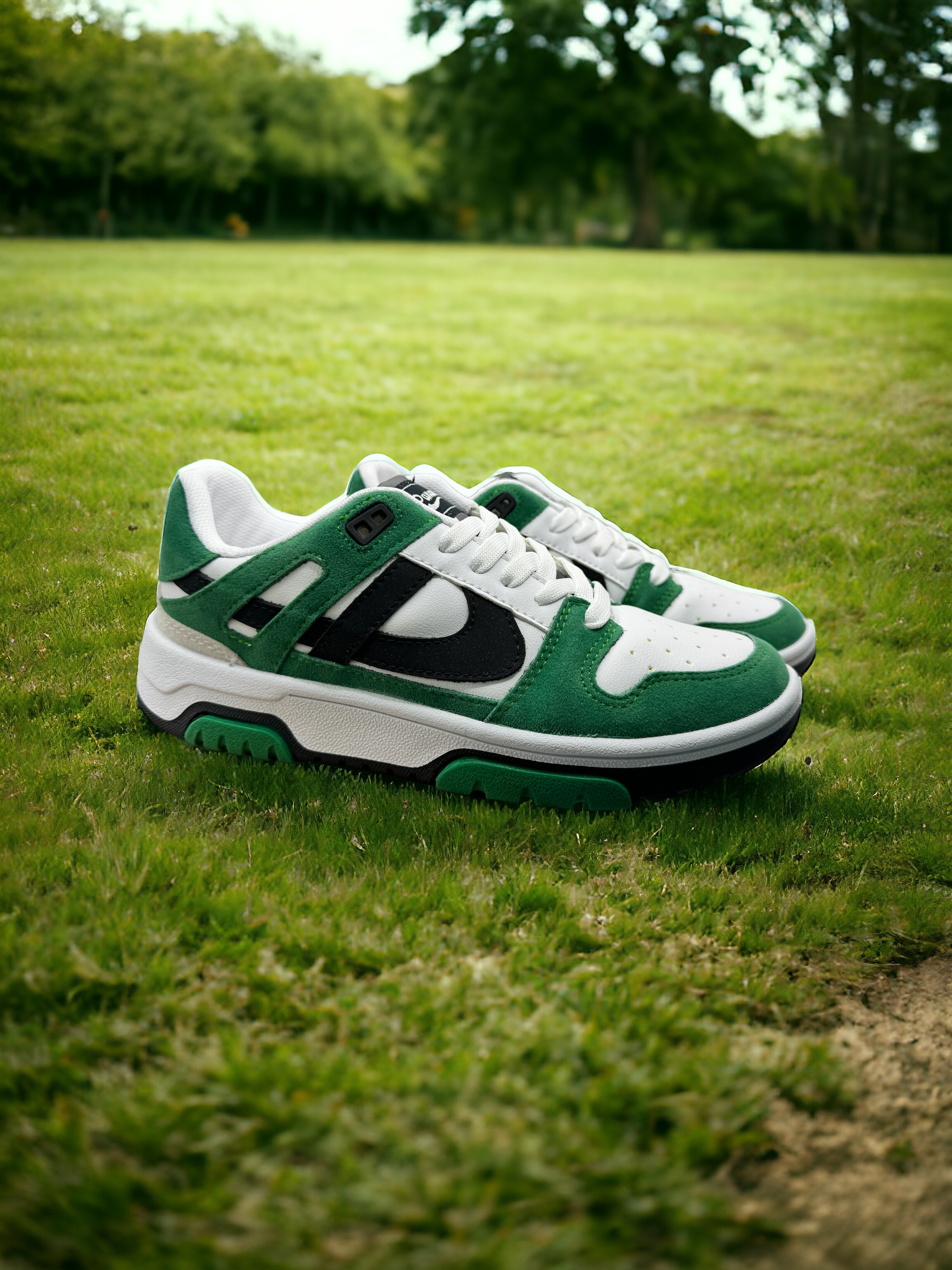 Tenis Panam Choclo Casual Verde/Blanco 1135725
