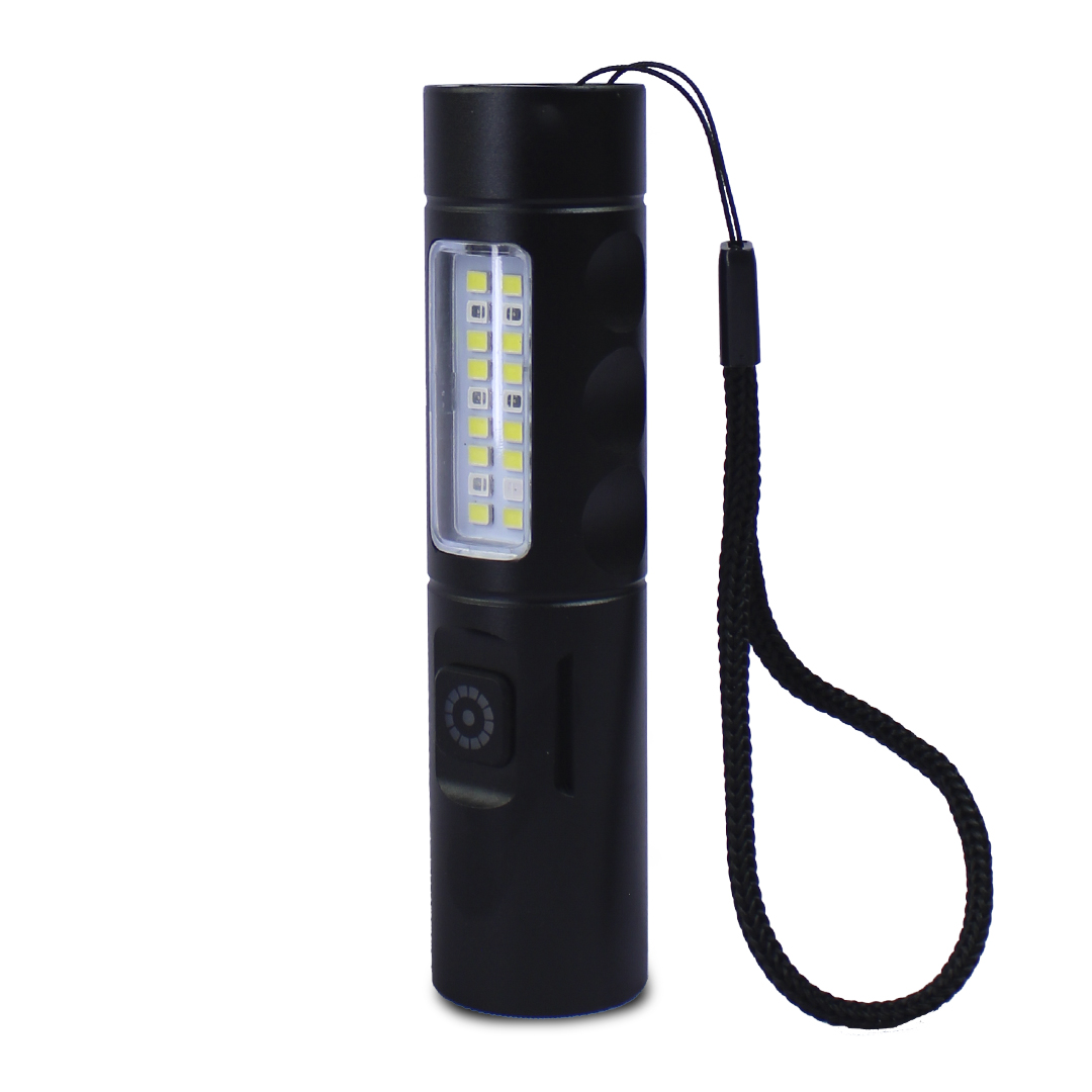 Buytiti kit 3 Linternas Tácticas De Emergencia Sd-550 Recargable Con Luz Roja.