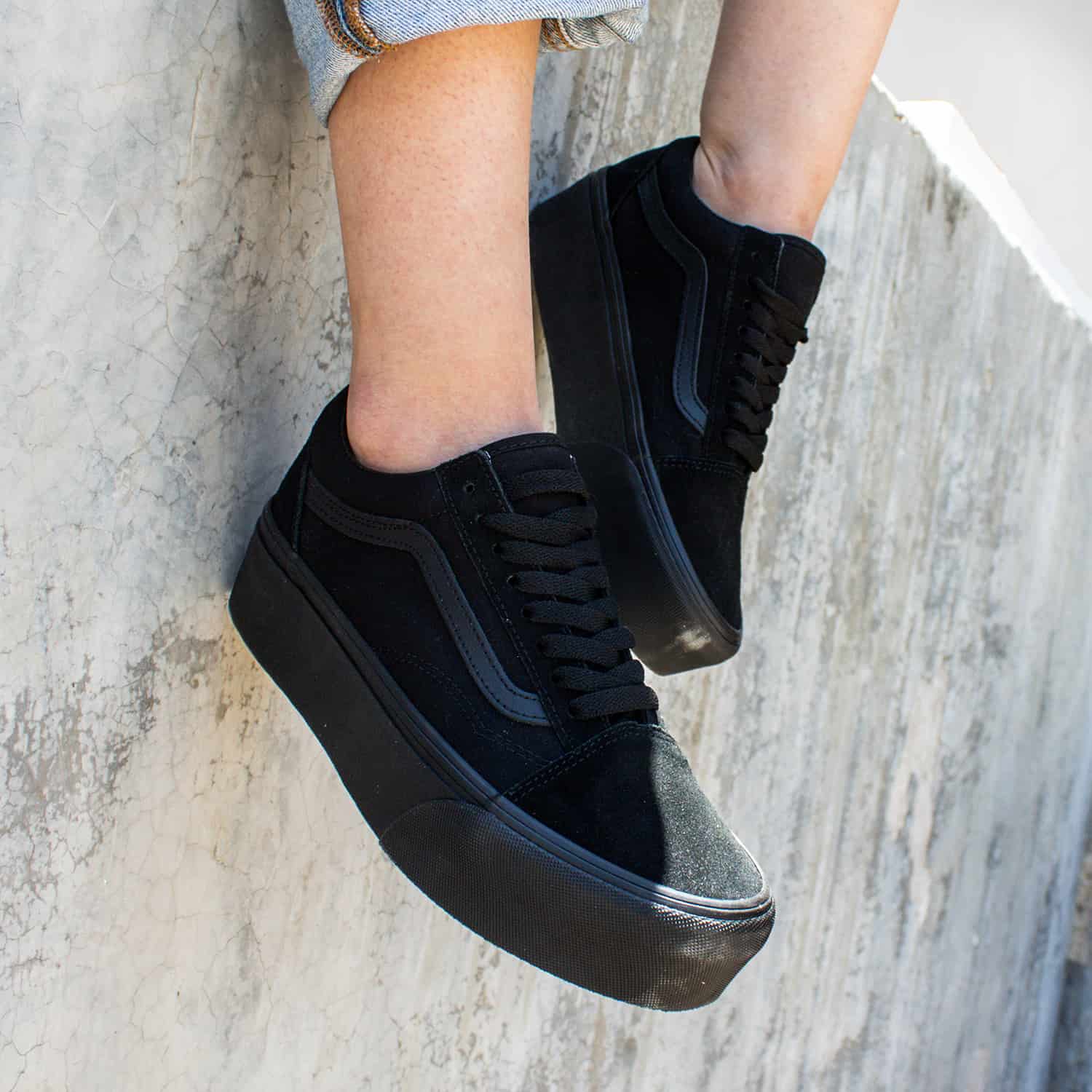 Vans old fashion skool black mujer