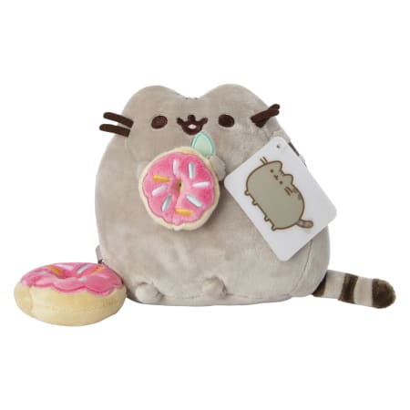 Peluche Original Pusheen Dona y Clip Juguete Regalo.