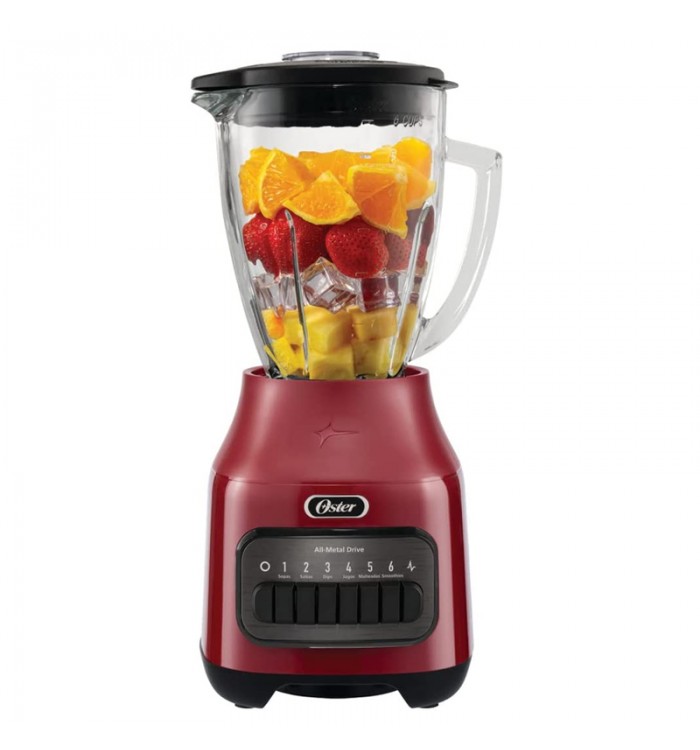 LICUADORA 3VEL 1.2LT VASO VIDRIO REVERSIBLE NEGRO OSTER.