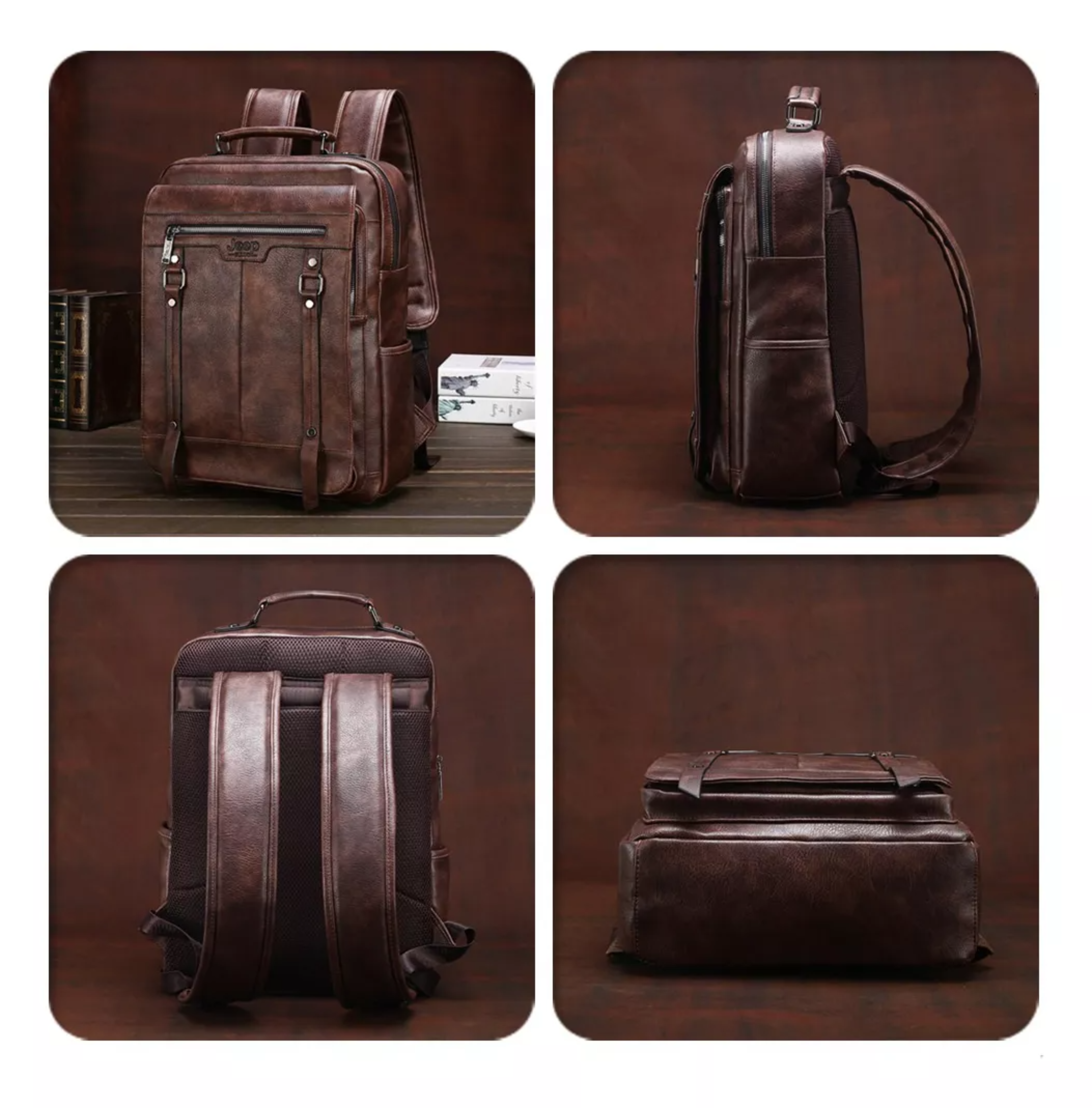 Mochila trekking Jeep Buluo 2011 color marrón 20L.