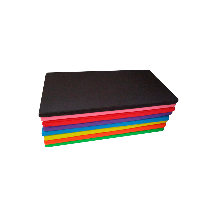 Colchoneta 100*60*5cm Desarrollo Infantil Y Gimnasio Color Negro 