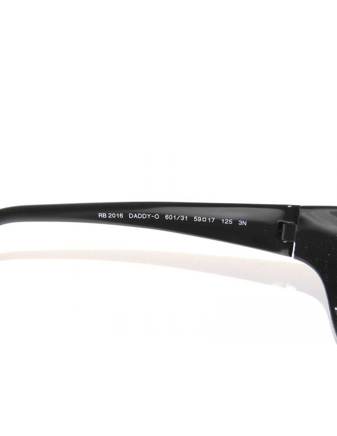 Lentes de sol Ray Ban Rb2016 601/31 Daddy-o Negro G-15 Original