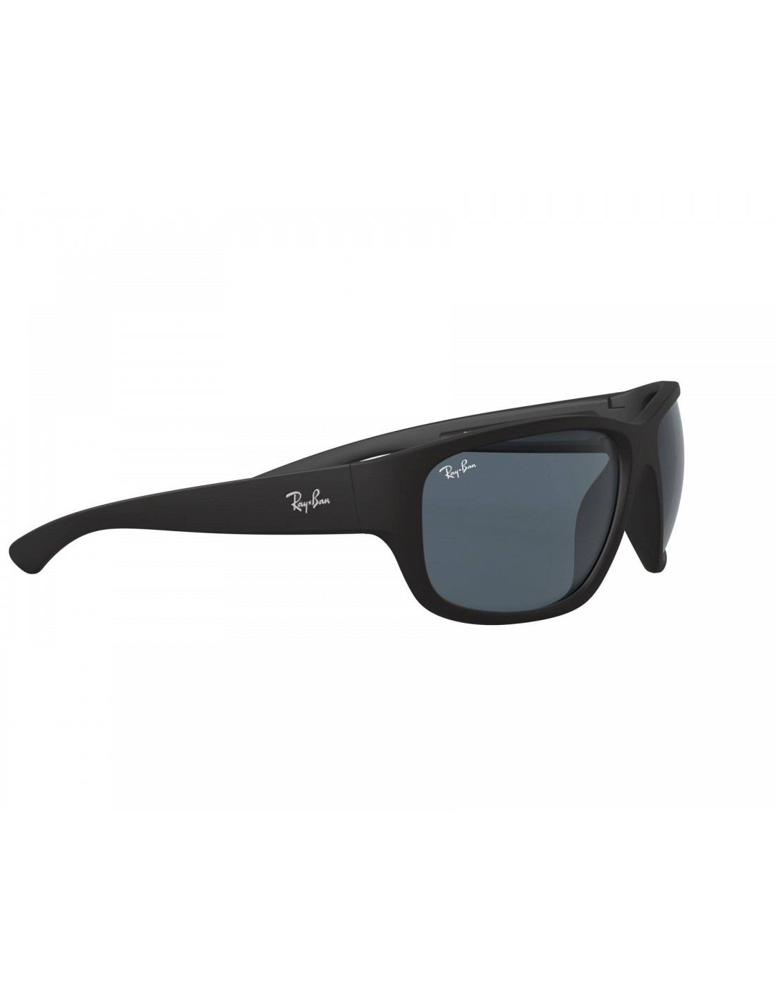 Lentes de sol Ray Ban Rb4300 601s/r5 Square Oversized Negro Mate Gris