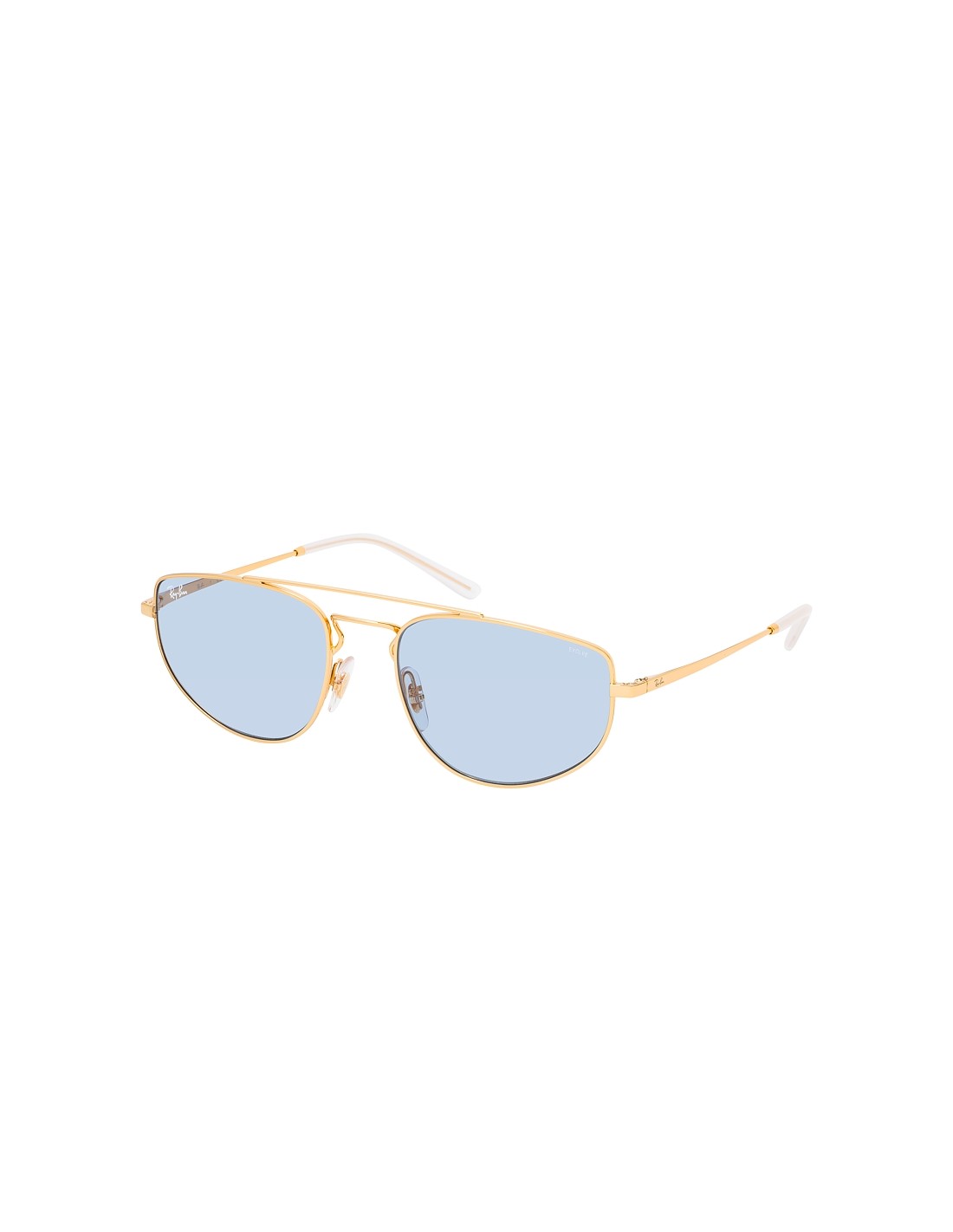 Lentes de sol Ray Ban RB3668 001/Q2 Square Shape Azul Transparente Dorado