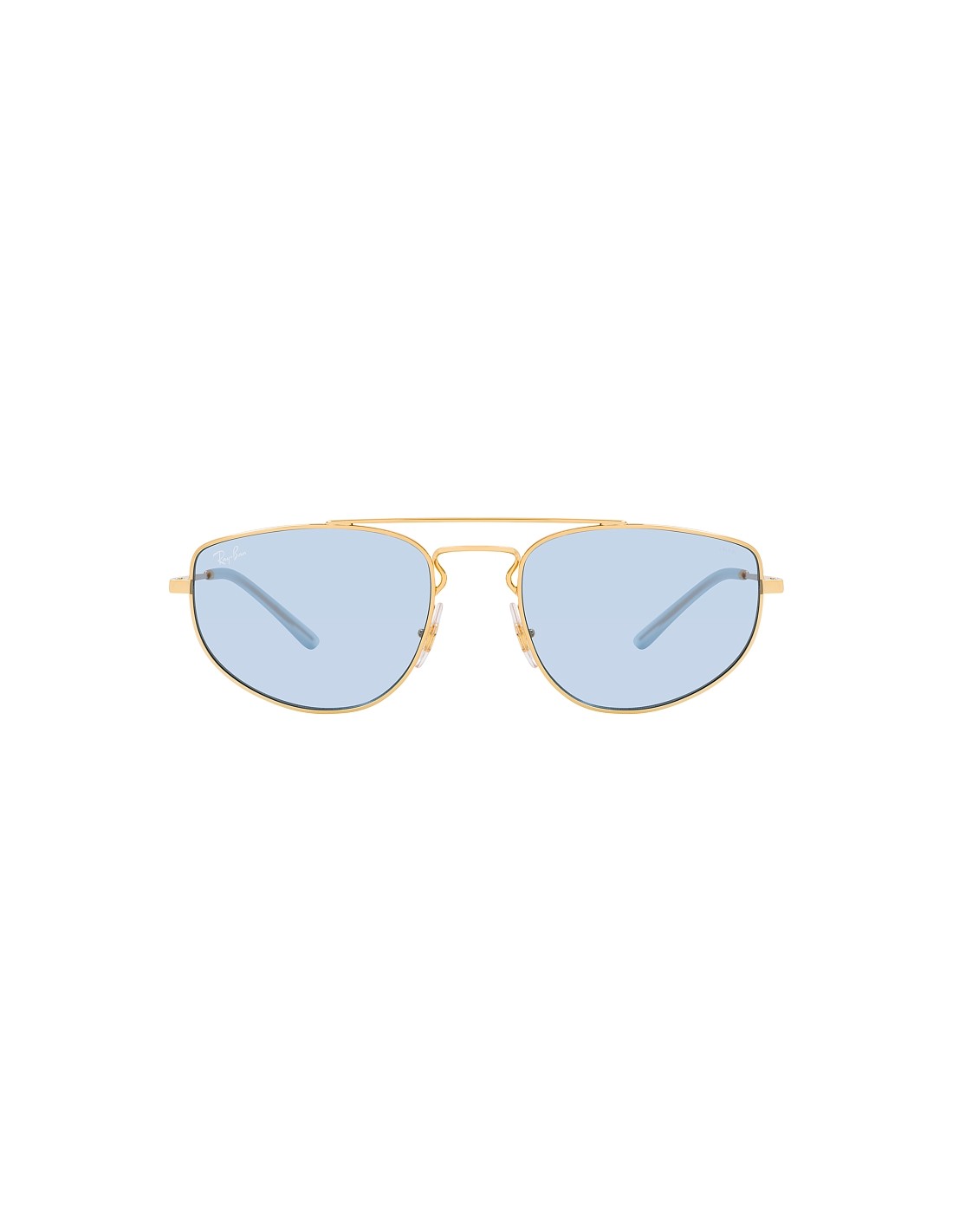 Lentes de sol Ray Ban RB3668 001/Q2 Square Shape Azul Transparente Dorado