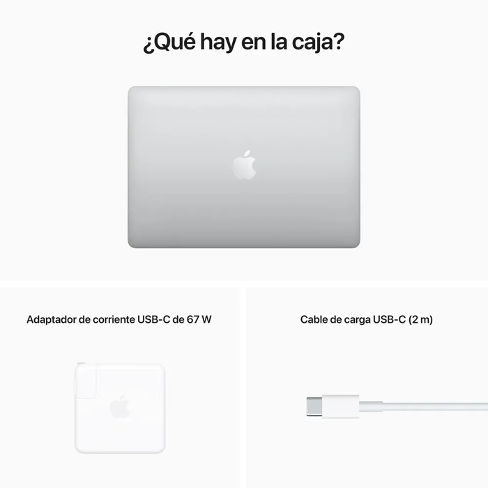Apple Macbook Pro De 13 Chip M2 Cpu 8 Gpu 10 8gb Ram 256 Gb Ssd - Plata.
