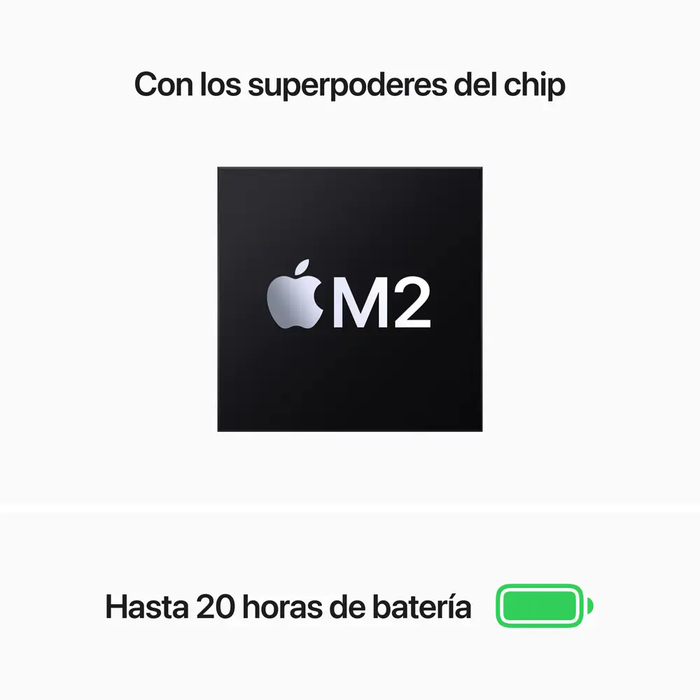 Apple Macbook Pro De 13 Chip M2 Cpu 8 Gpu 10 8gb Ram 256 Gb Ssd - Plata.