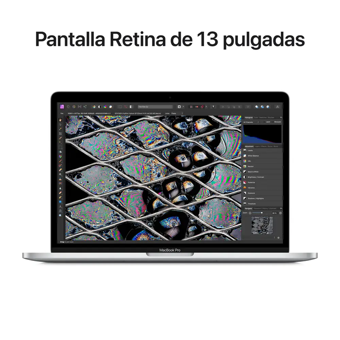 Apple Macbook Pro De 13 Chip M2 Cpu 8 Gpu 10 8gb Ram 256 Gb Ssd - Plata.