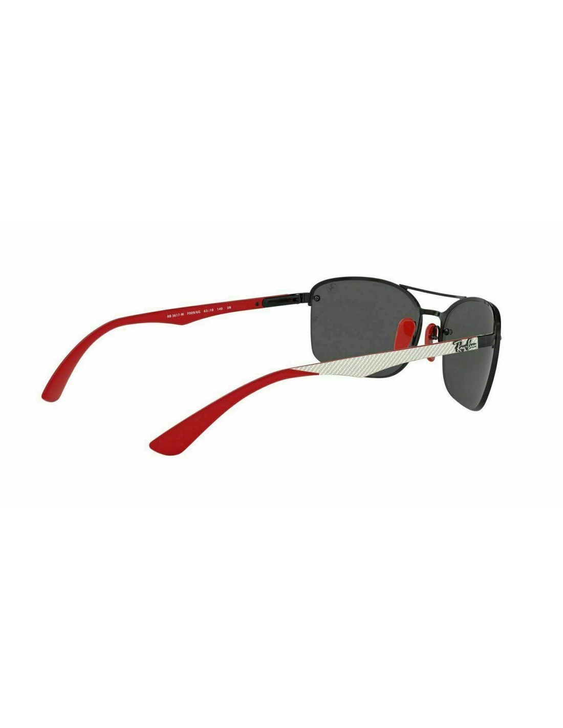 Lentes de sol Ray Ban Rb3617m F009/6G Scuderia Ferrari Gris Espejo Rojo