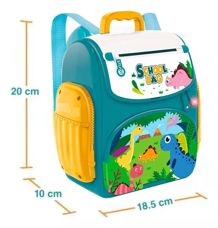 Alcancia infantil,mochila electrica caja con sensor de huella