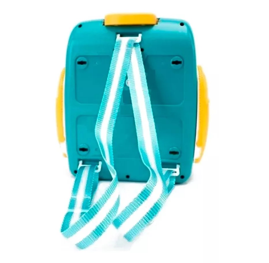 Alcancia infantil,mochila electrica caja con sensor de huella