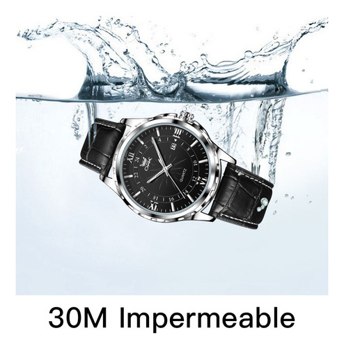 Opk Reloj Hombre Original Impermeable Cuarzo Luminoso 6003