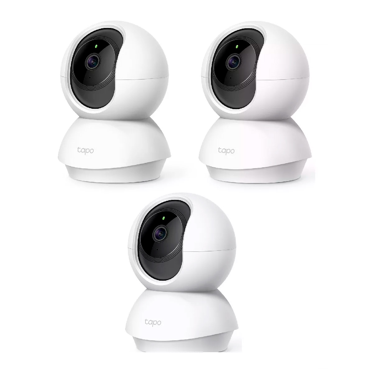 3 Camaras Tipo Domo Wi-fi 360 3mp Tapo C210 Infraroja.