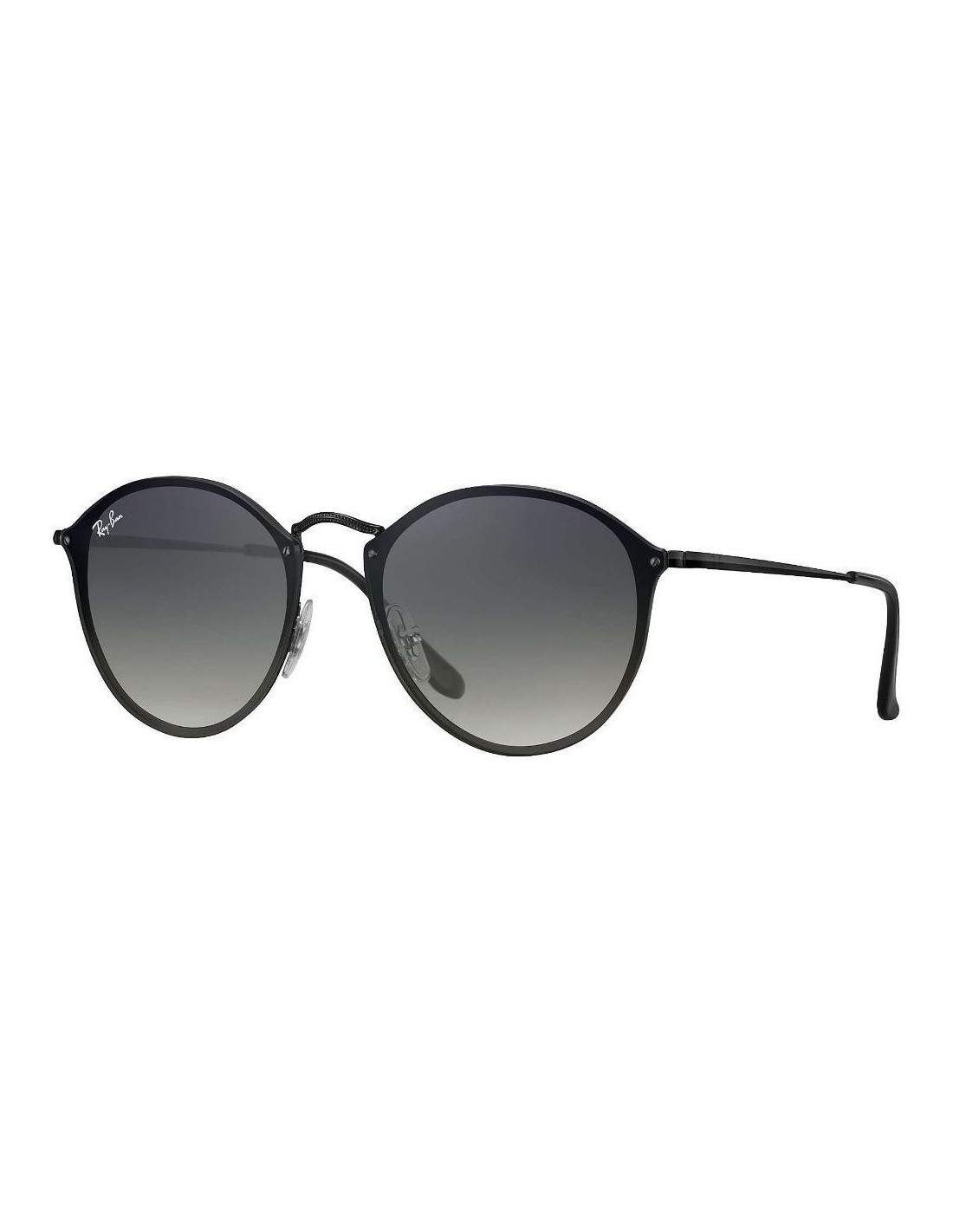 Lentes de sol Ray Ban Rb3574n 153/11 Round Metal Blaze negro degradado
